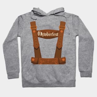 Lederhosen Suspenders Tee Oktoberfest Bavarian Munich Beer Hoodie